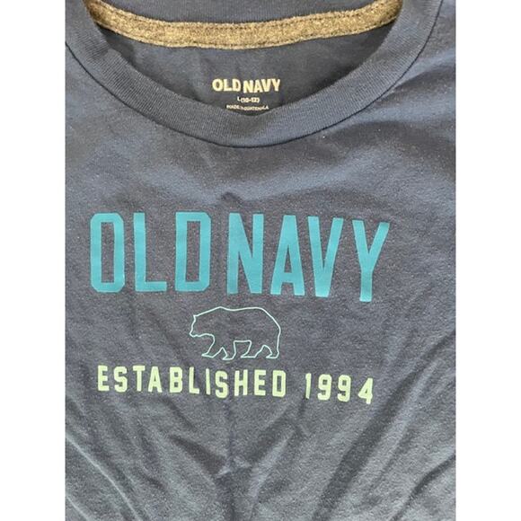 Old Navy Boys Long Sleeve Graphic Tee Size L (10-12) – Blue “California” Bear - Picture 3 of 3